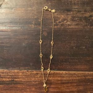 Monet topaz 16in pendant